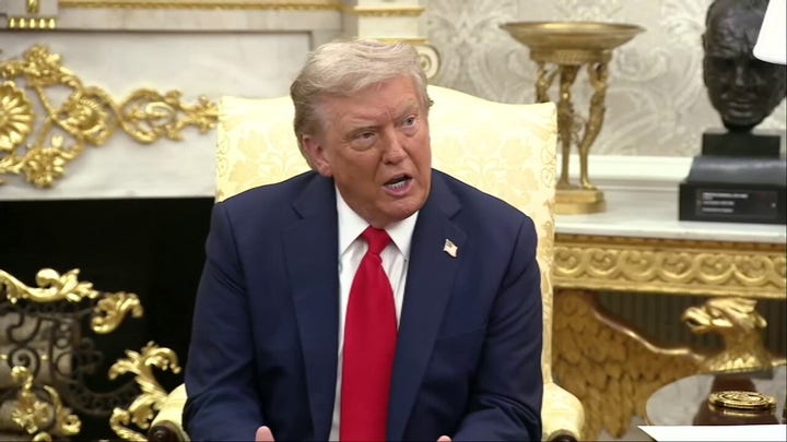 Trump says ceasefire not necessary during high-stakes meeting with Zelenskyy