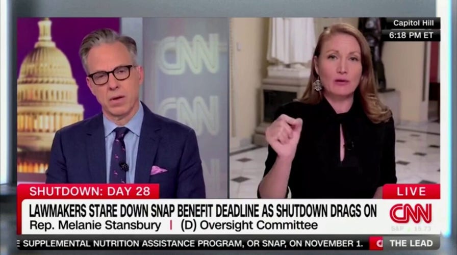CNN host battles Democratic lawmaker over shutdown, food assistance program