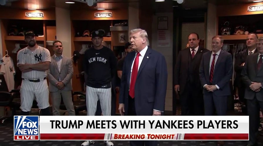 Trump meets with New York Yankees on 24th anniversary of 9/11