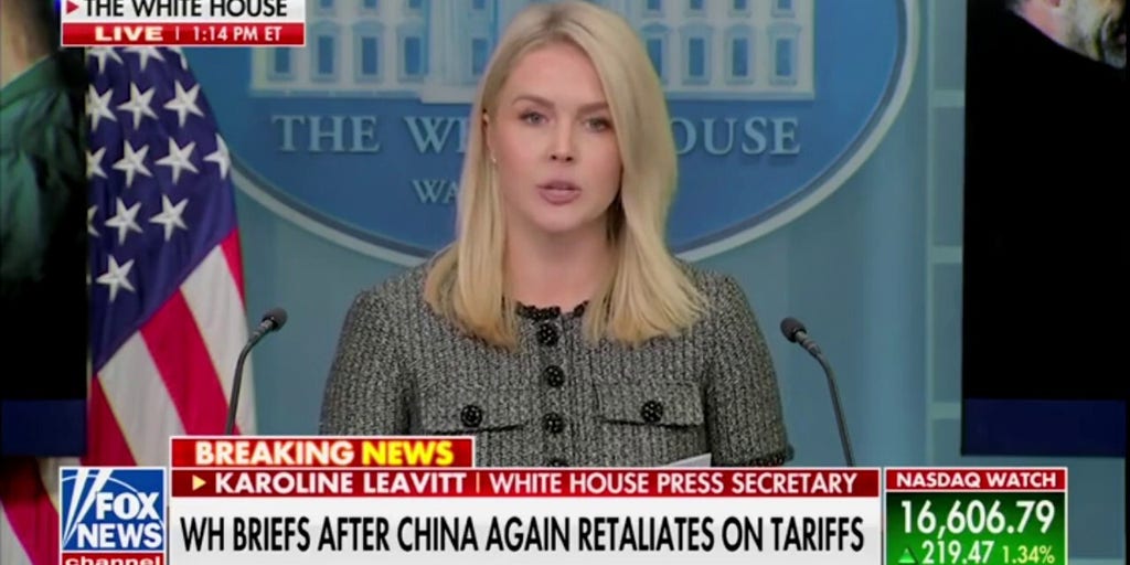 Karoline Leavitt touts report showing Trump has taken almost 20x more press questions at Cabinet meetings than Biden