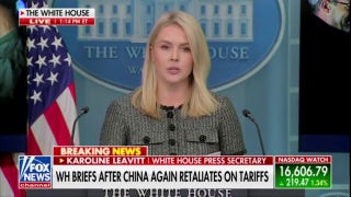 Karoline Leavitt touts report showing Trump has taken almost 20x more press questions at Cabinet meetings than Biden