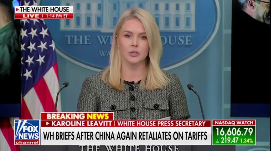 Karoline Leavitt touts report showing Trump has taken almost 20x more press questions at Cabinet meetings than Biden