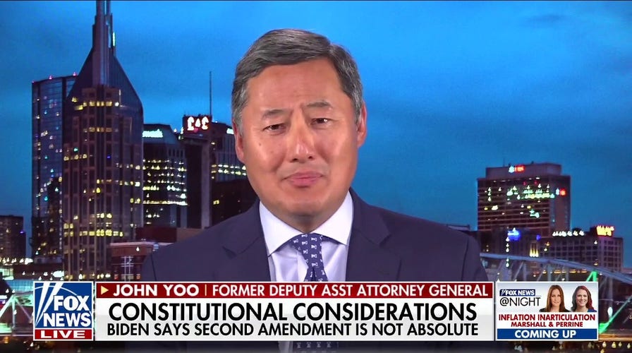 John Yoo: Several of Biden's gun control reforms 'may run afoul of the Second Amendment'