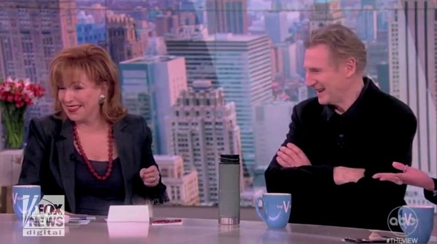 'The View' co-host Joy Behar gushes over actor Liam Neeson