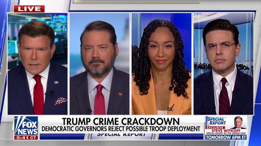 Democrats are 'torn' over their response to Trump's crime crackdown, White House correspondent says