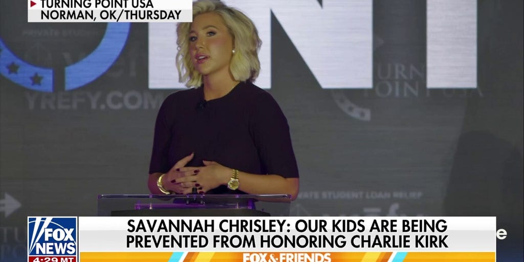Kids being prevented from honoring Charlie Kirk at school, Savannah Chrisley says