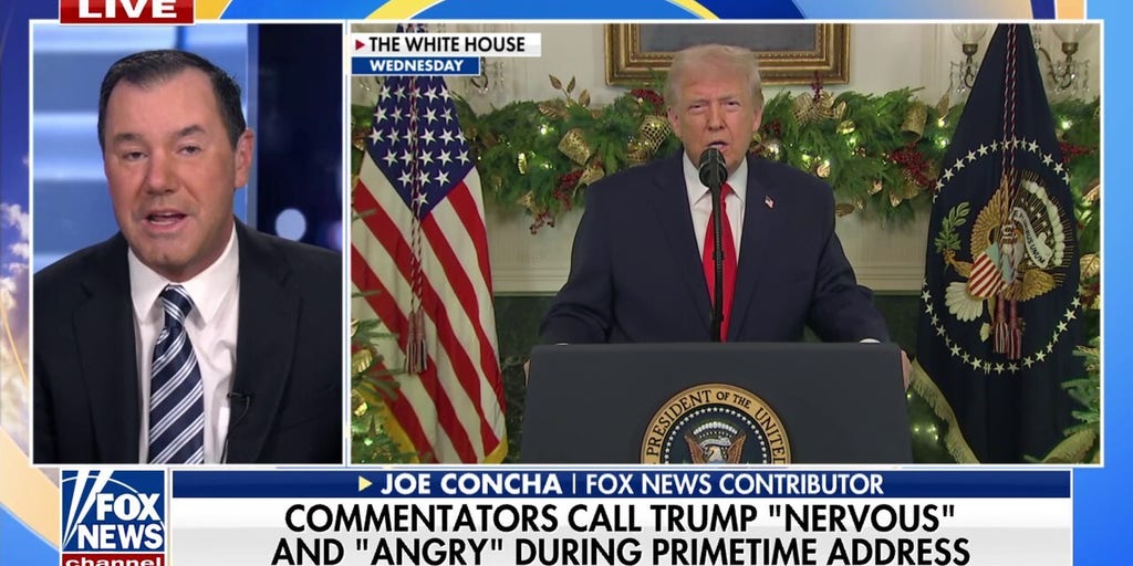 Media called out for 'predetermined' criticism of Trump's primetime address