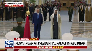 Trump arrives at presidential palace in Abu Dhabi amid Middle East reset