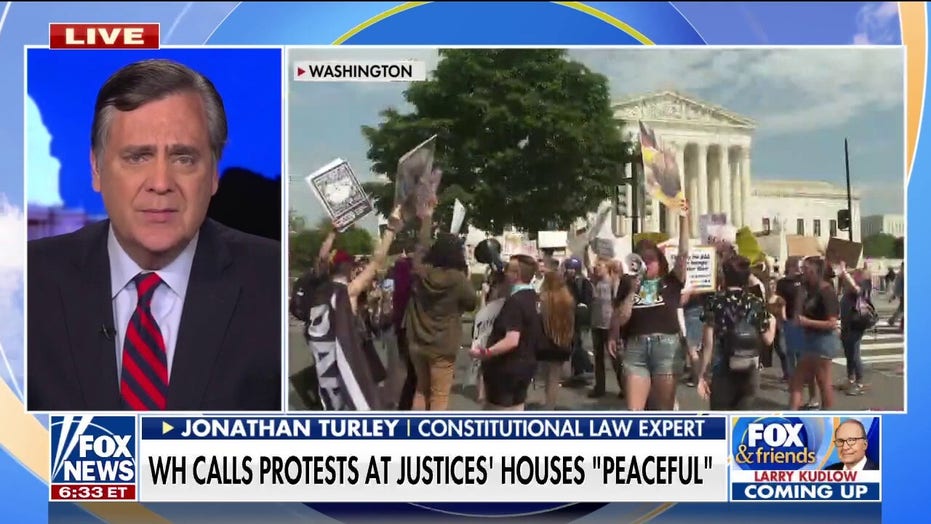 Turley says Biden admin must condemn #39 gratuitous #39 protests outside