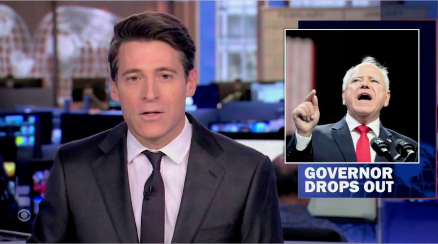 CBS anchor deals with technical malfunctions on broadcast