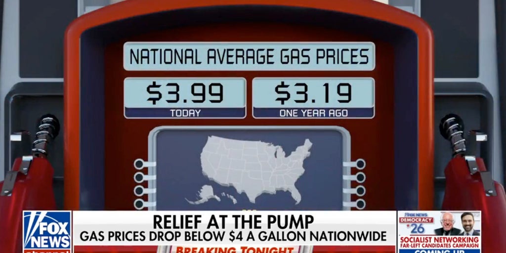 Gas prices fall below $4 nationwide as Iran blockade lifted