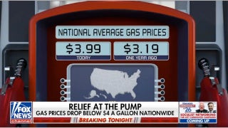 Gas prices fall below $4 nationwide as Iran blockade lifted