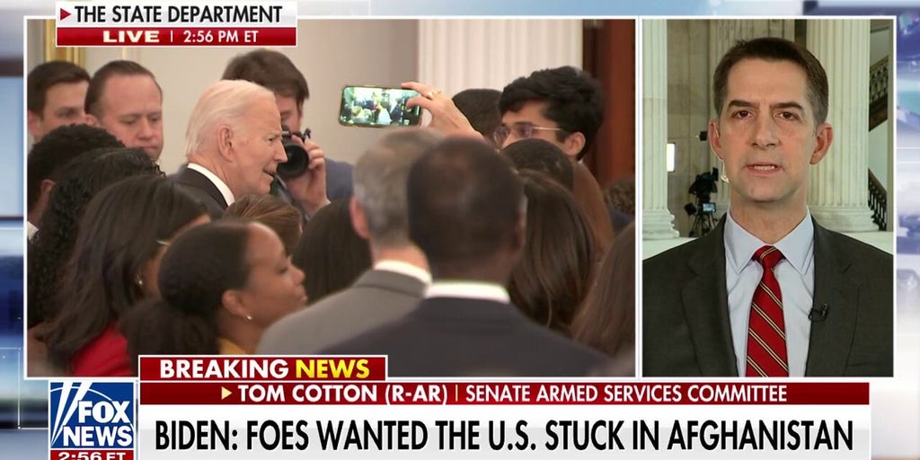 Biden's 'incompetence' to blame for weak foreign policy, Tom Cotton says