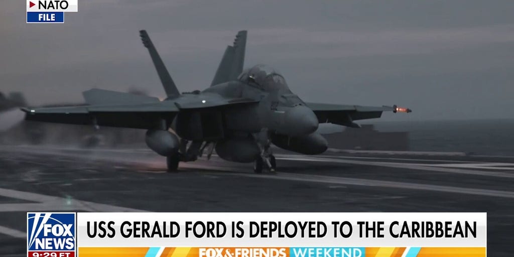 USS Gerald Ford deployed to the Caribbean as US-Venezuelan tensions grow