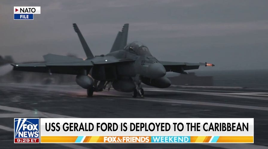 USS Gerald Ford deployed to the Caribbean arsenic  US-Venezuelan tensions grow