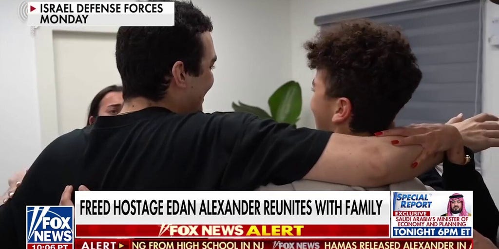 WATCH: Freed hostage Edan Alexander reunites with family