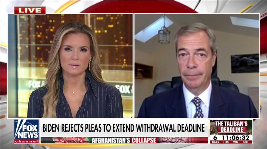 Farage: Britain would 'no way' show military cooperation with America led by Biden admin