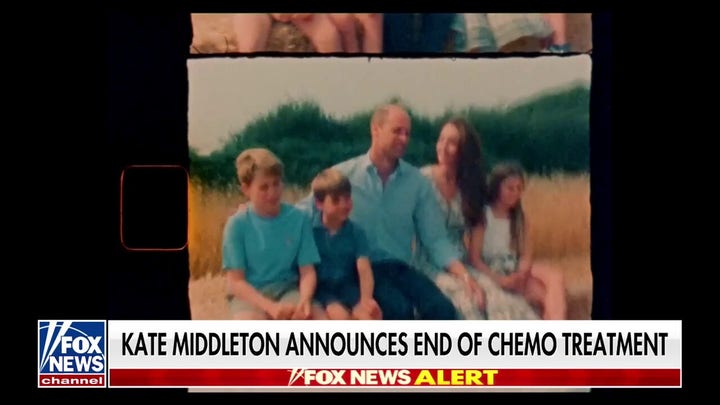 Kate Middleton announces she has completed chemotherapy treatment