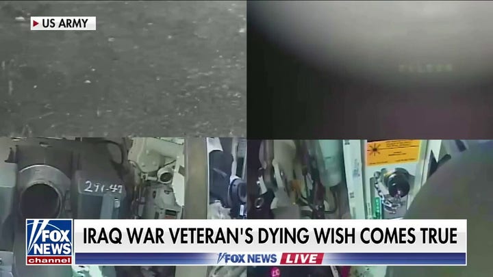 Iraq war veteran's last wish comes true