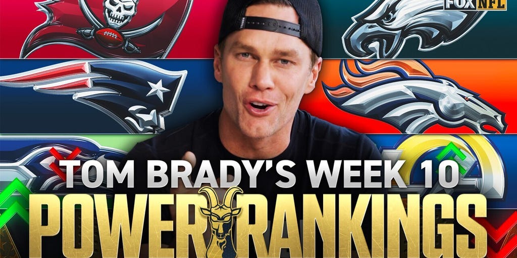 Tom Brady's Week 10 Power Rankings 🚨