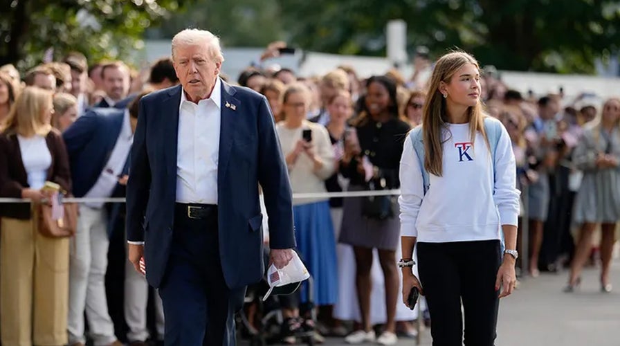 WATCH: President Trump arrives at the White House after attending the Ryder Cup
