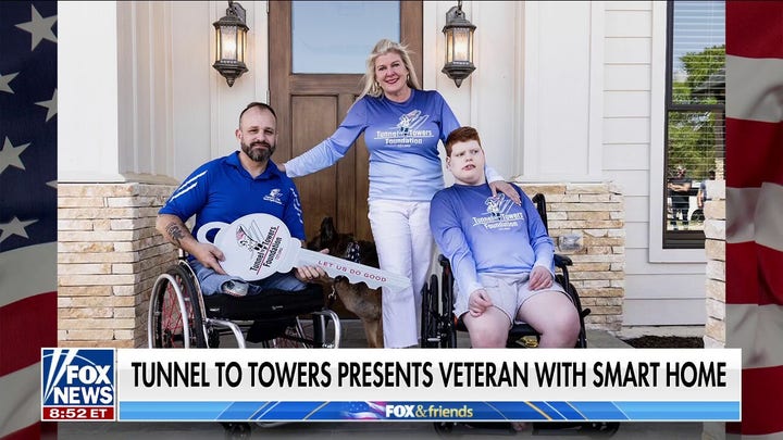 Double amputee veteran receives new smart home from Tunnel to Towers: 'We are forever grateful'