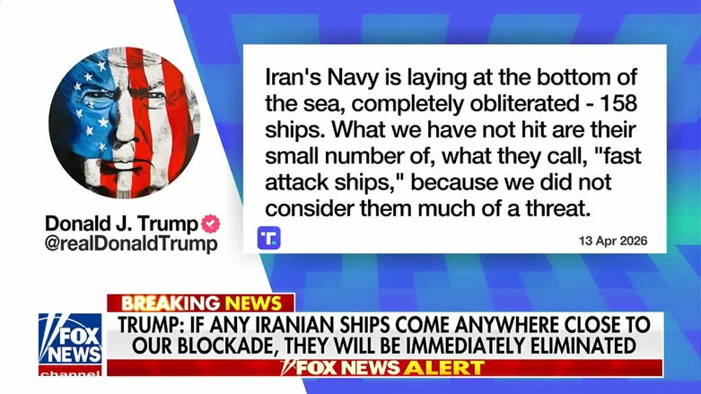 Trump threatens Iranian ships as the US imposes blockade on ports