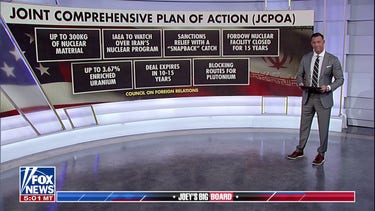 The amount of Iran's uranium growth is 'evidence' they weren't abiding by the JCPOA: Joey Jones