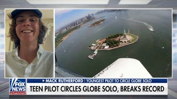 Teen pilot breaks record by circling the globe solo