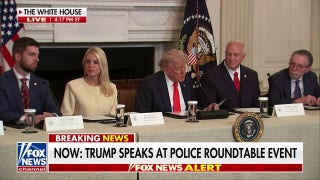 Trump touts himself as the 'most police president’ during roundtable event