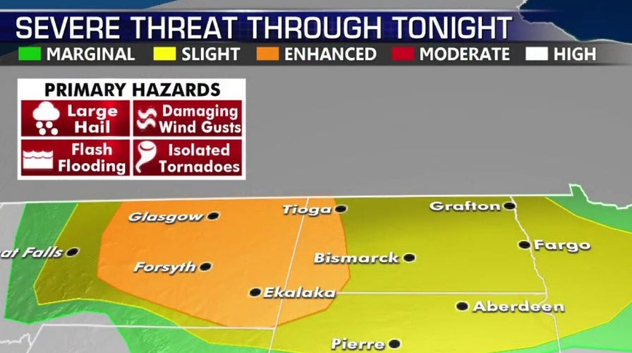 National forecast for Tuesday, July 7