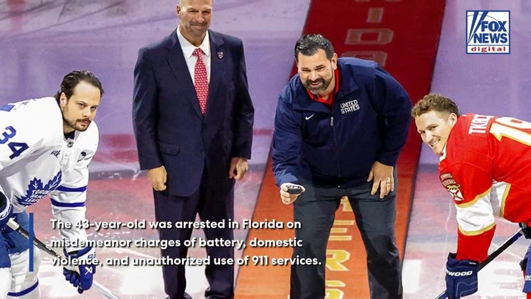 Team USA hockey staffer suspended after domestic violence arrest in Florida