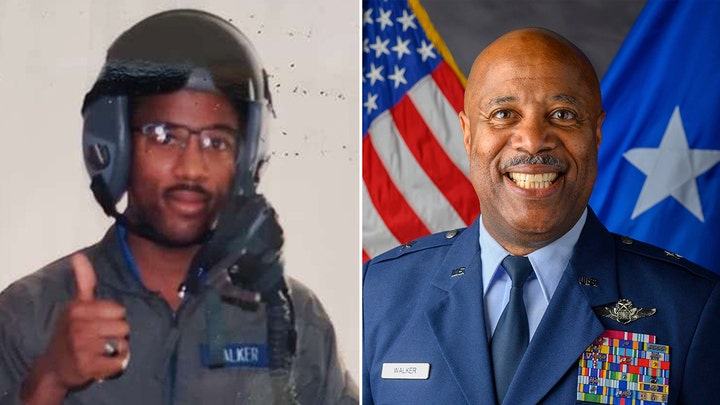Veteran Air Force commander joins race for Congress, says moment 'too important' for career politicians.