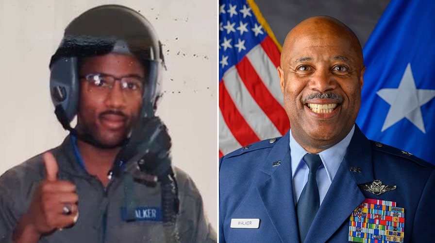 Veteran Air Force commander joins race for Congress, says moment 'too important' for career politicians.