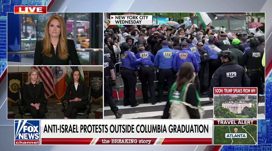 NYPD Commissioner Jessica Tisch and Deputy Commissioner of Intelligence and Counterterrorism Rebecca Weiner address safety concerns following deadly shooting at DC Israeli Embassy