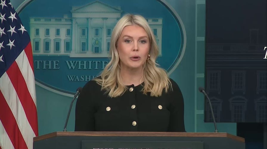 Leavitt scoffs at reporter who asks for examples of when Trump believes he's falsely been called racist