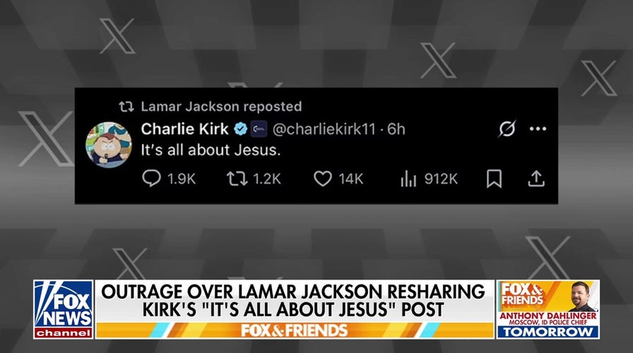 Charlie Kirk praises NFL star's 'courage and conviction' amid backlash over 'all about Jesus' repost