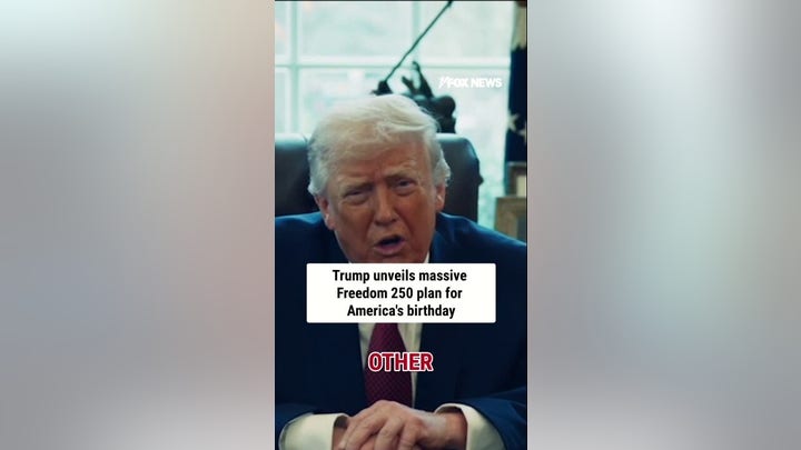 Trump unveils massive Freedom 250 plan for America's birthday