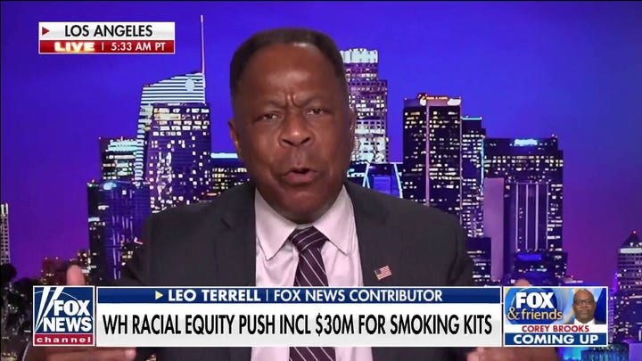Leo Terrell: Biden admin. granting $30M for smoking kits with crack pipes a ‘horrible idea’