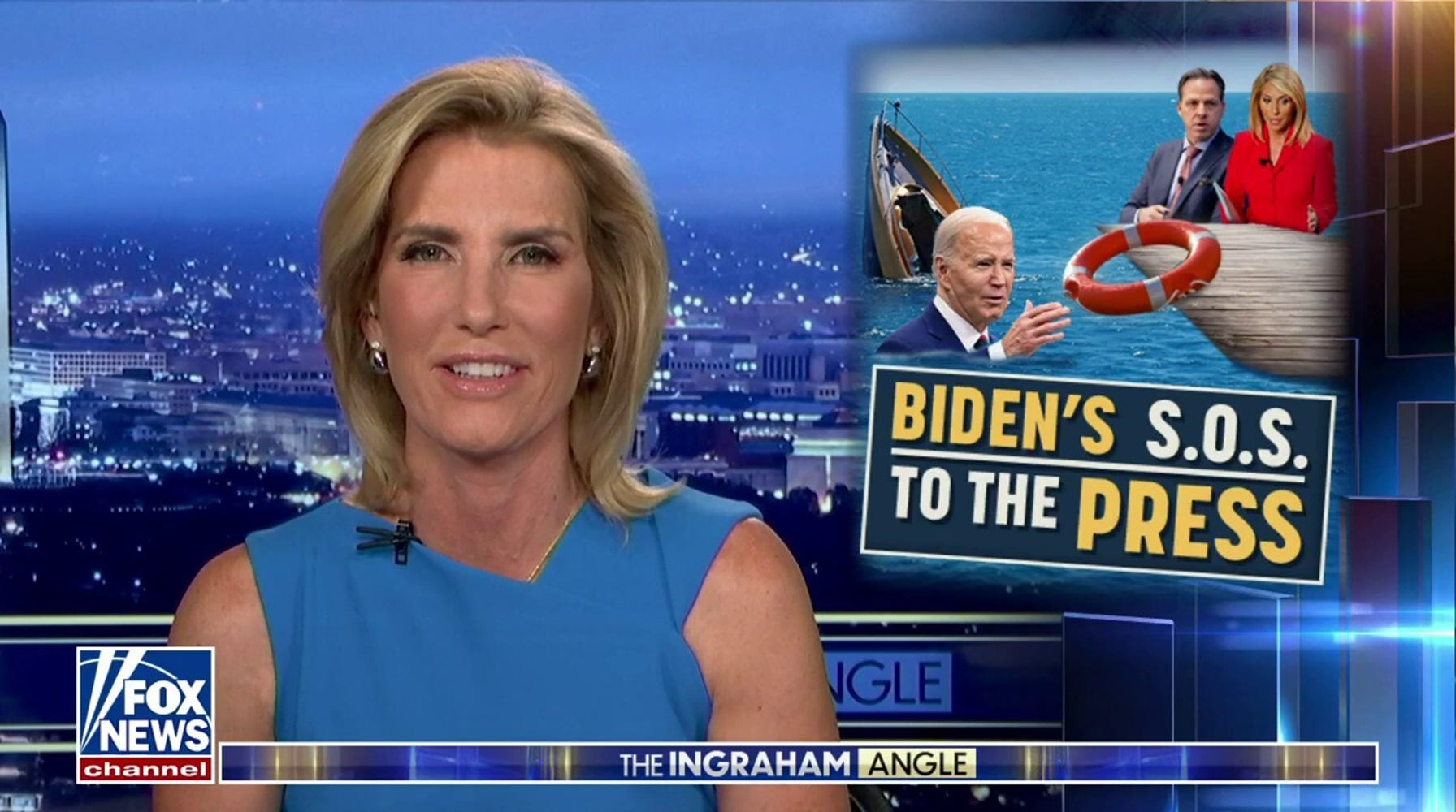 LAURA INGRAHAM: This is Biden's SOS to the press