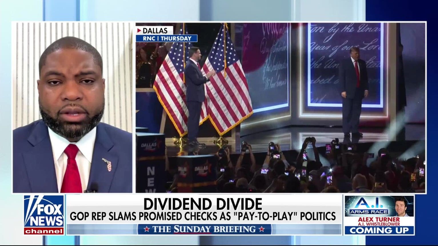 Byron Donalds voices concerns over Trump's proposed dividend checks