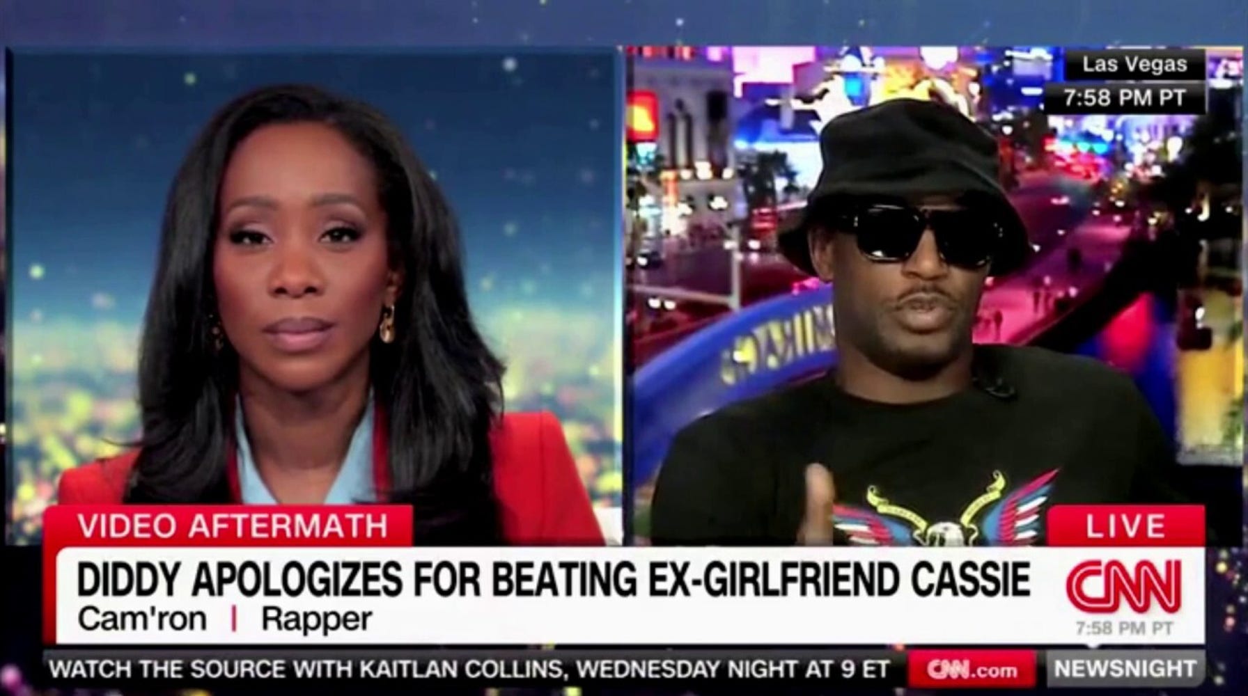 Cam'ron Rips CNN for Diddy Questions, Gulps Sex Drink Live