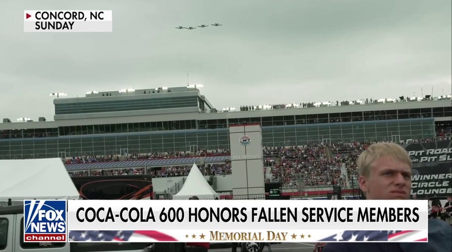 Coca-Cola 600 pays tribute to fallen American service members