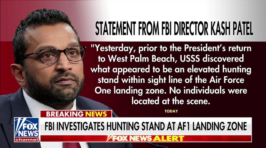 Secret Service discovers suspicious hunting stand at Air Force One landing zone