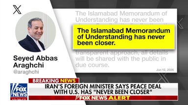 Iran's foreign minister says peace with US 'has never been closer'