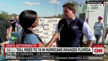 DeSantis pushes back on CNN reporter's question about late Lee County evacuation order