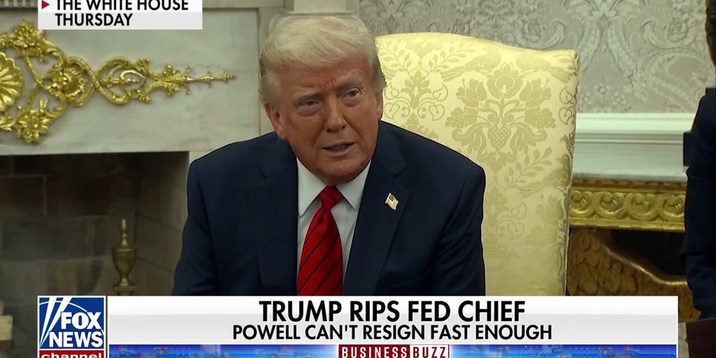 Trump says he's 'not happy' with Fed chief Jerome Powell