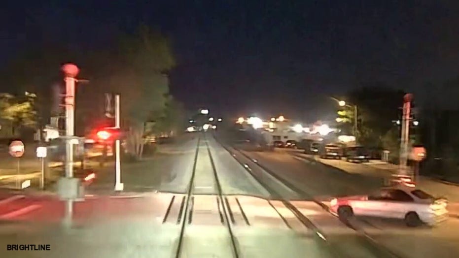 Florida train slams car on tracks, driver in stable condition as rail company warns: ‘Tragic yet preventable’