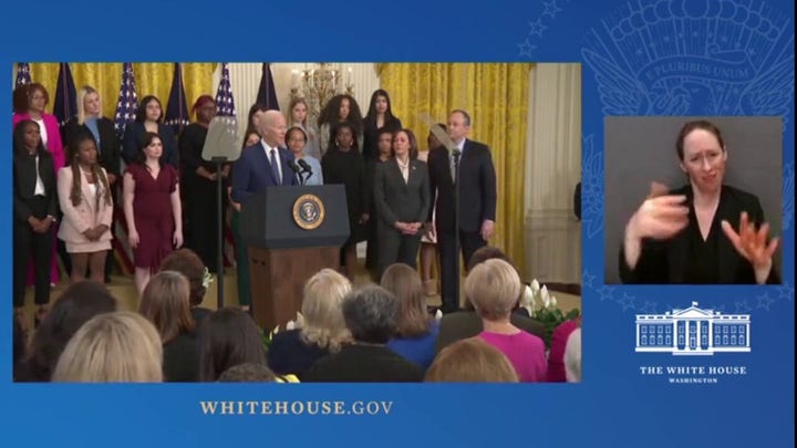 Biden's gun gaffe at Women's History Month event