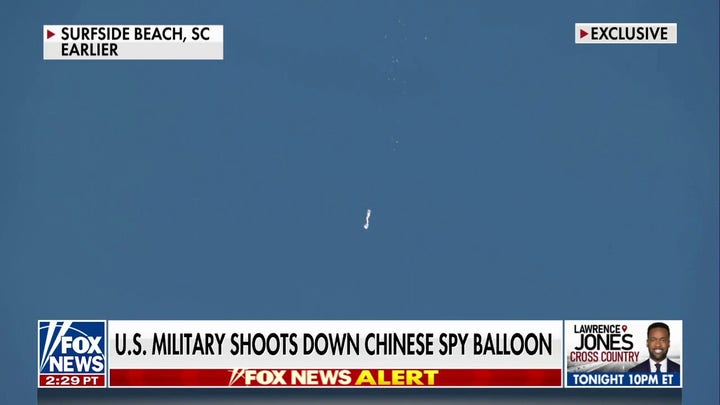 What did it take to shoot down the Chinese spy balloon?